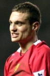 Man Utd defender Nemanja  Vidic 